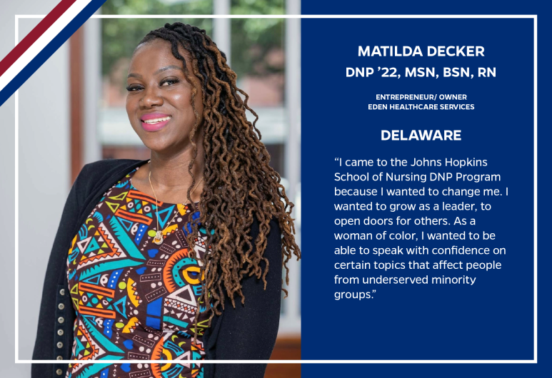 DNP alumnus Matilda Decker