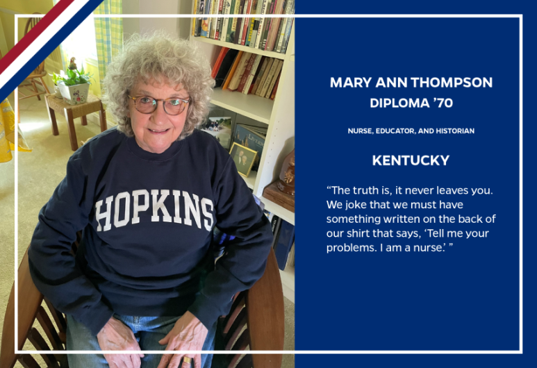 alumnus Mary Ann Thompson of Kentucky