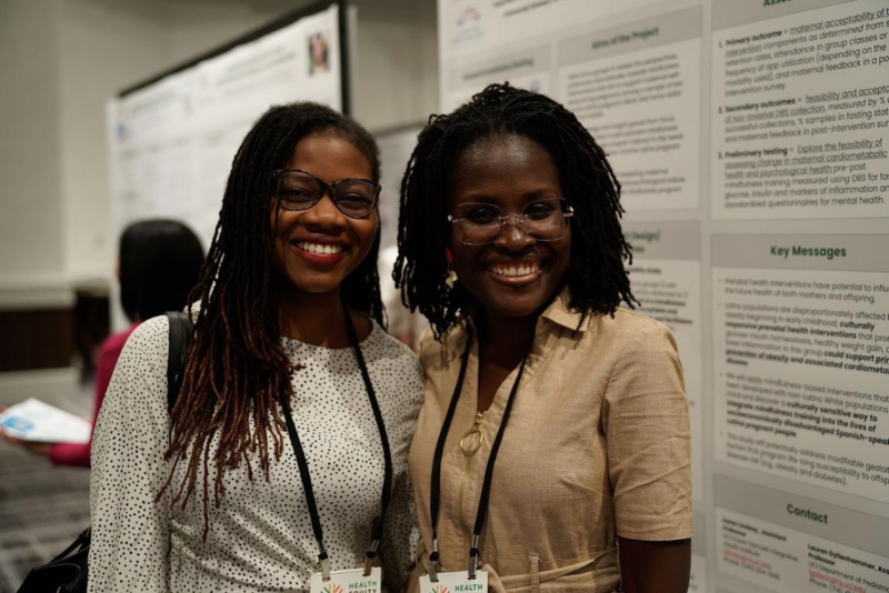 Janice Dugbartey and Dr Bunmi Ogungbe at the Health Equity Action Network (HEAN) 2024 Annual Meeting.