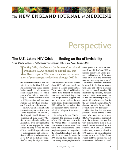 The U.S. Latino HIV Crisis — Ending an Era of Invisibility