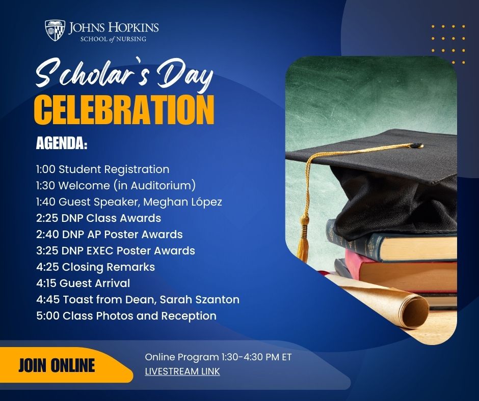 Scholar's Day Celebration Event Schedule