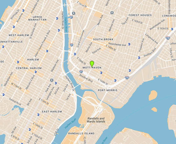 mott haven map