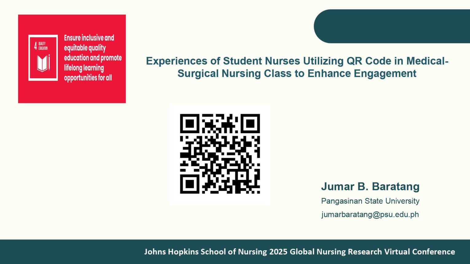 Experiences of Student Nurses Utilizing QR Code in Medical-Surgical Nursing Class to Enhance Engagement